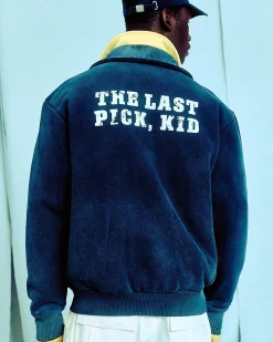 PAL The Last Pick Kid Colar Zip Genser Mørkeblå