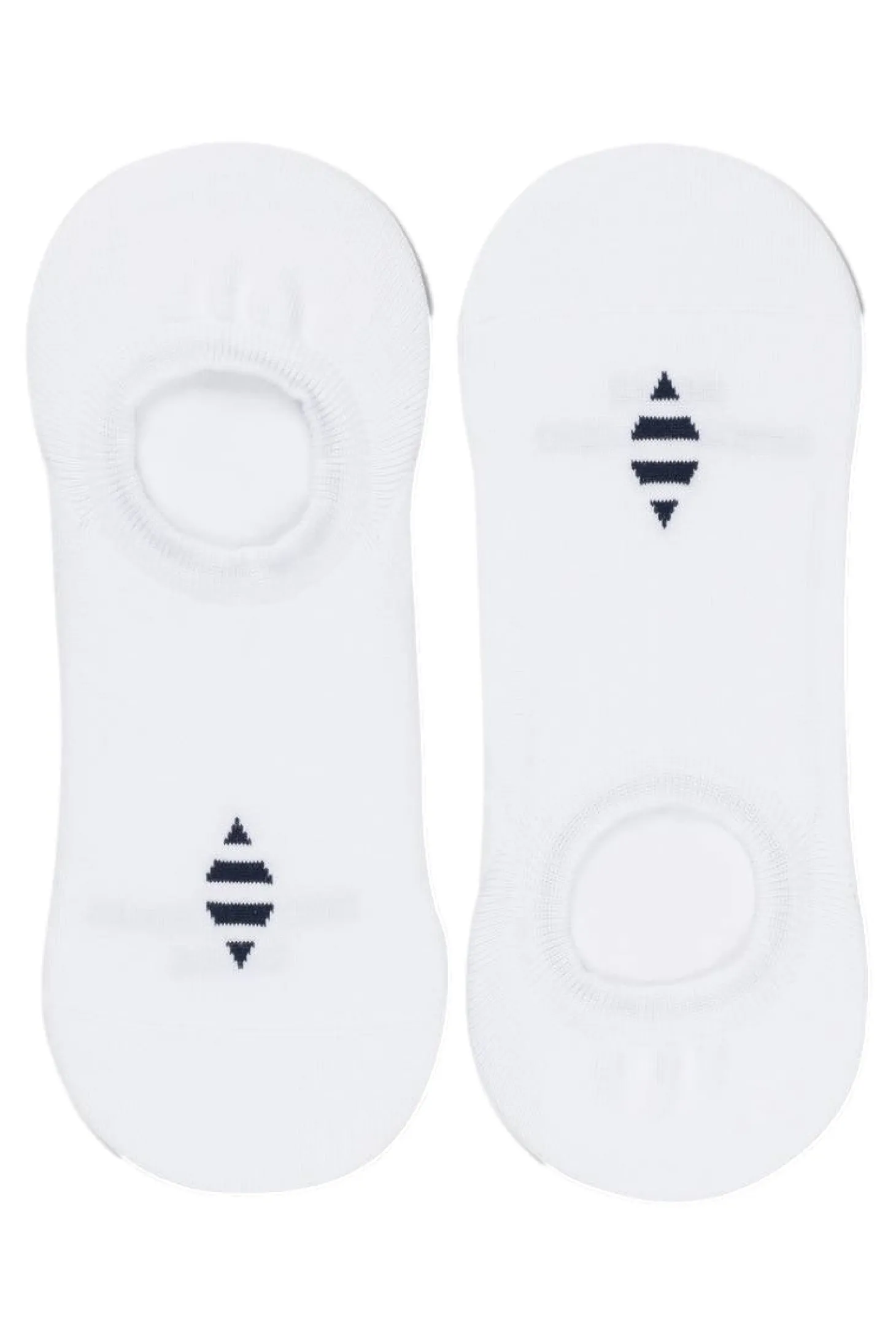 Panos Emporio Hans Erik Cotton No Show Liner 3pk Sokker Hvit