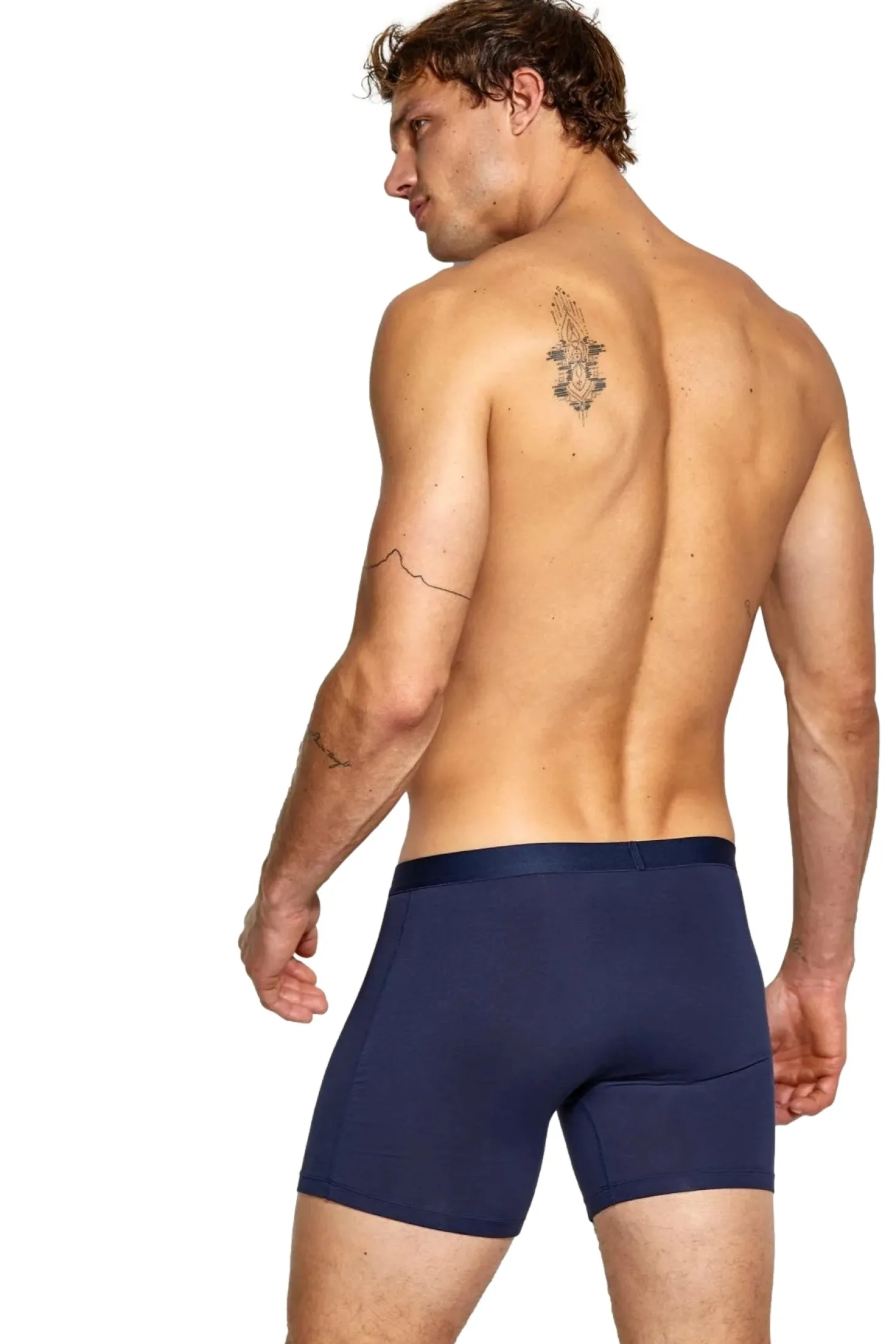 Panos Emporio 2pk EcoVero Pouch Boxer Boxershorts Mørkeblå