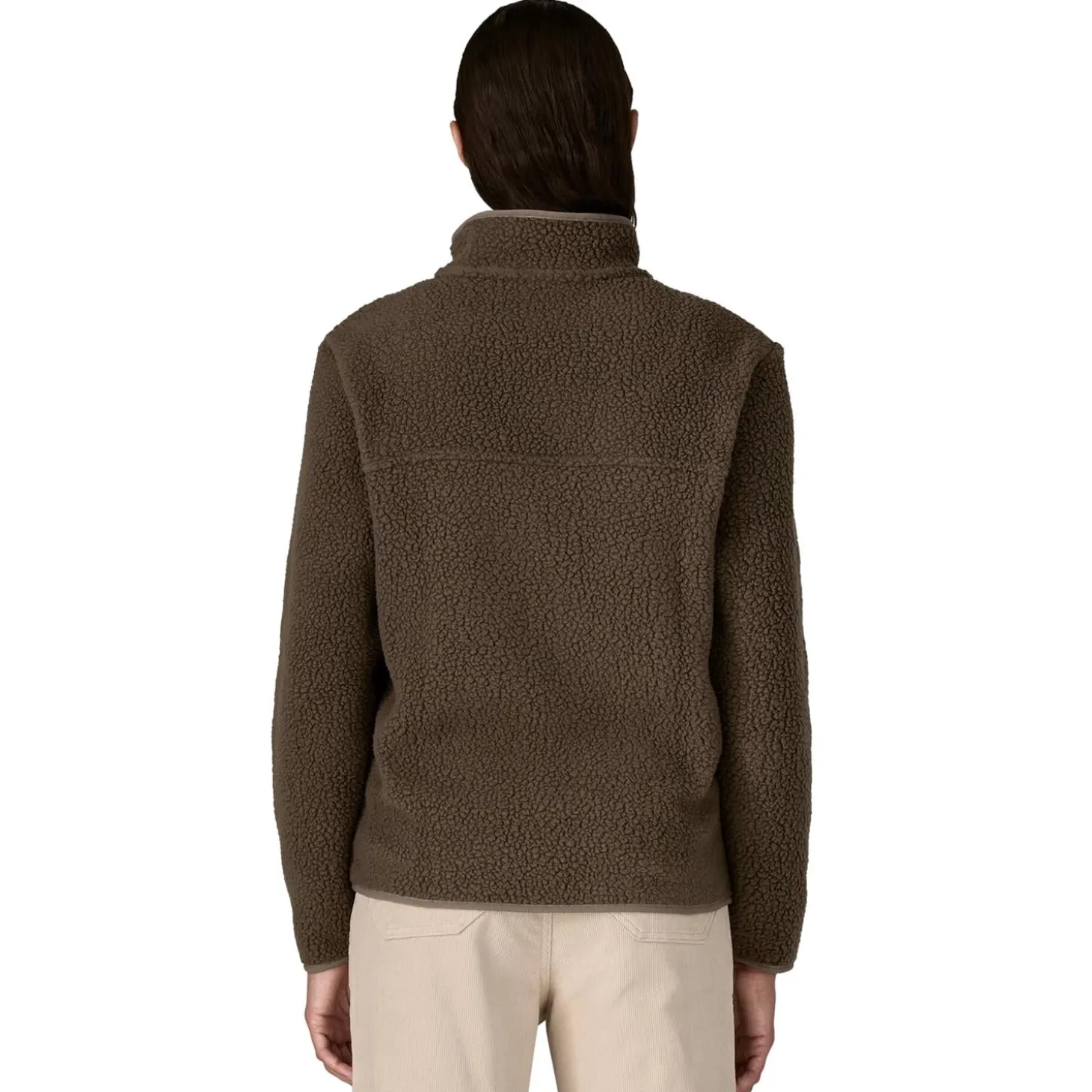 Patagonia W Retro Pile Jkt Otter Brown Jakke Brun