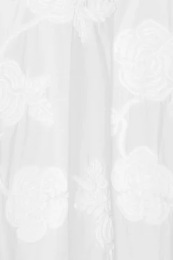 ROTATE Flower Maxi Skirt Skjørt Hvit