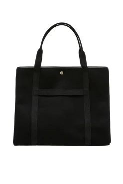 Rue de Verneuil Traversée L Whip Black Flannel Veske Sort