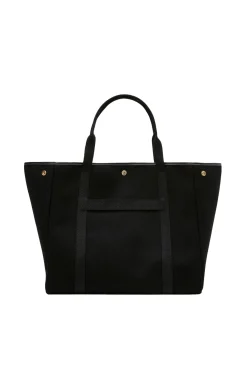 Rue de Verneuil Traversée L Whip Black Flannel Veske Sort