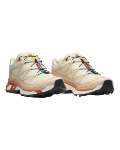 Salomon XT-6 GTX Almond Milk/Soft Clay/Burnt Ochre Sko Kremfarget