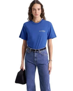 Sporty & Rich Health is Wealth T-Shirt T-shirt Blå