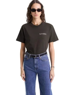 Sporty & Rich HWCNY T-Shirt T-shirt Vasket Sort