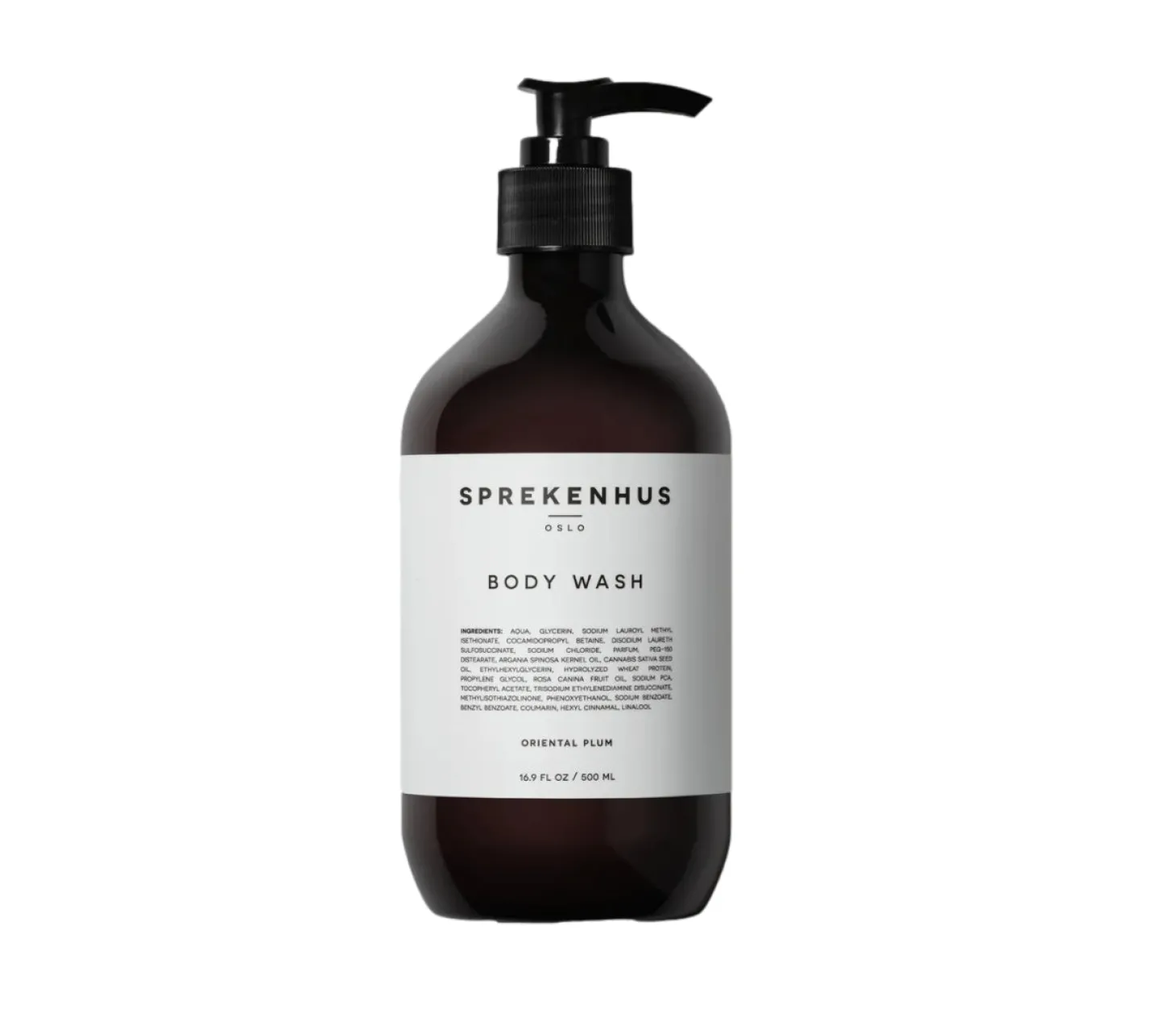 Sprekenhus Body Wash 500ml - Oritental Plum Dusjsåpe Hvit