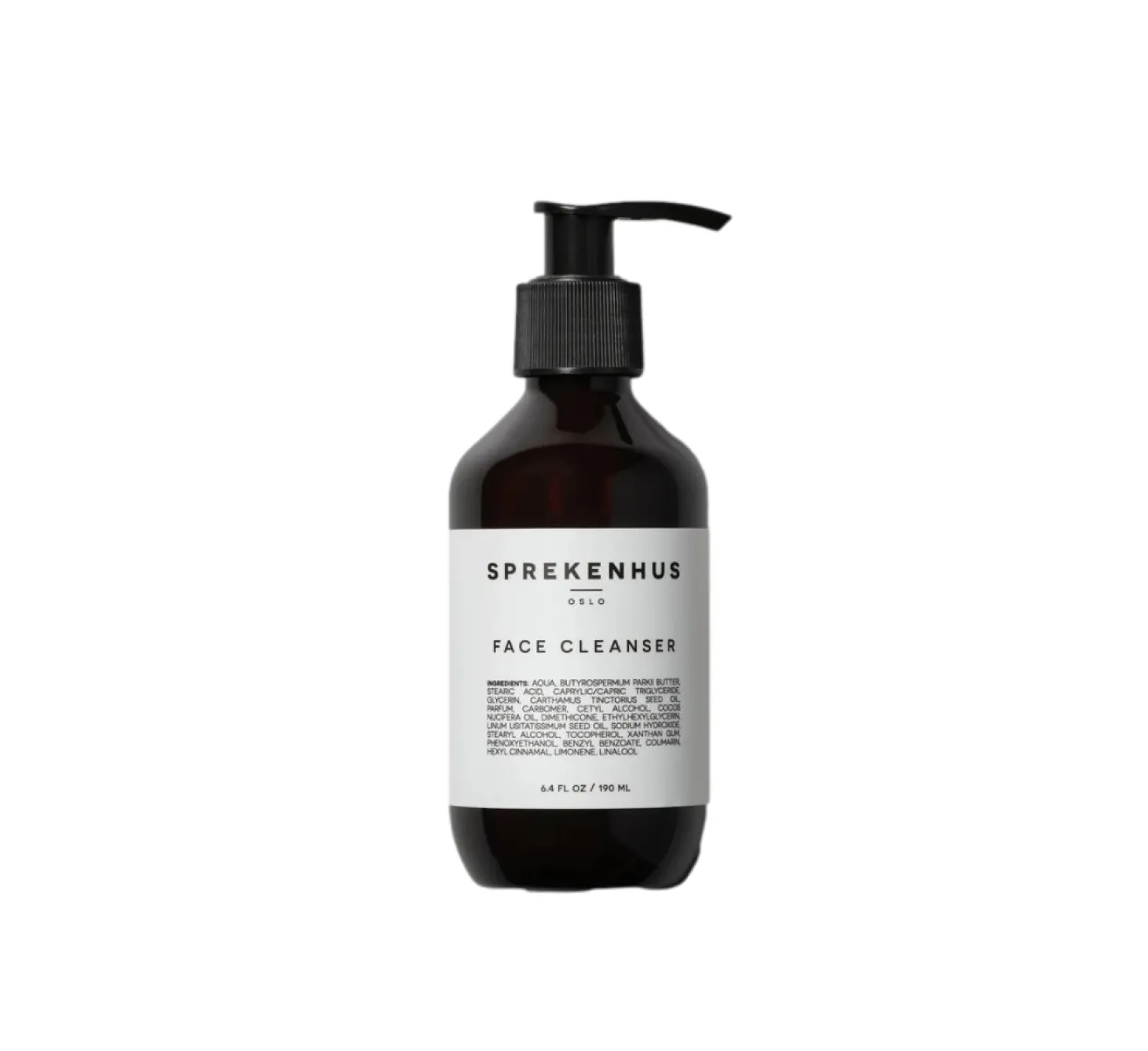 Sprekenhus Face Cleanser 190ml Ansiktsrens Gjennomsiktig