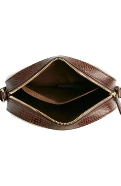 Stella McCartney Camera Bag Canvas & Embossed Veske Brun/Beige