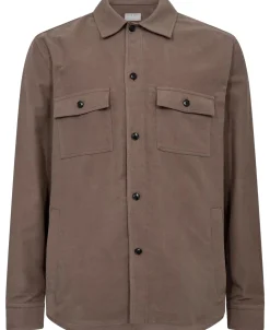 Tiger of Sweden Bishop Overshirt Overshirt Lysebrun