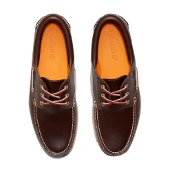 Timberland Authentic 3-Eye Lug Boat Shoe Brown Sko Mørkebrun