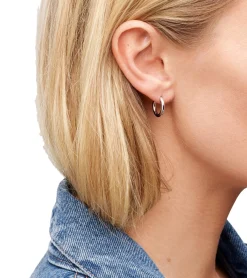 Tom Wood Classic Hoop Small Silver Øredobber Sølv