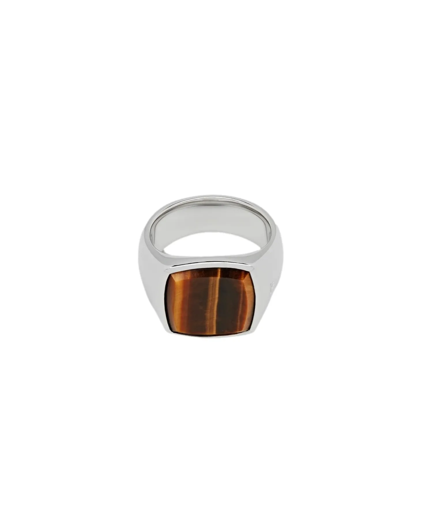 Tom Wood Cushion Tiger Eye Ring Sølv