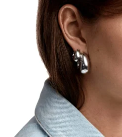 Tom Wood Ice Hoop Medium Øredobber Sølv