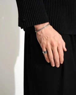 Tom Wood Kay Ring Larvikite Ring Sølv