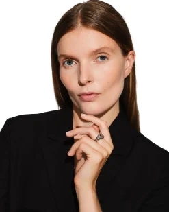 Tom Wood Kay Ring Sakura Ring Grå Og Rosa