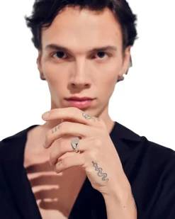 Tom Wood Kay Ring Satin Ring Sølv