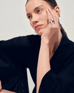 Tom Wood Mini Oval Ring Sølv