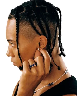 TwoJeys Icon Enameled Single Ring Ring Sølv / Blå