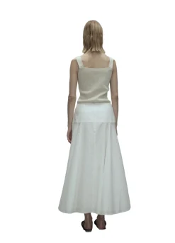 Viktoria Chan Gelene linen skirt Skjørt Hvit