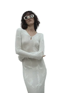 Viktoria Chan Hermoni Bird Dress Kjole Off-White