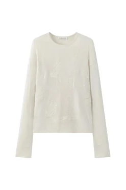 Viktoria Chan Hermoni Long Sleeve Knit Genser Off-White