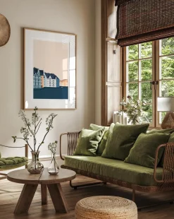 Wallstories Sommerkveld i Ålesund Print